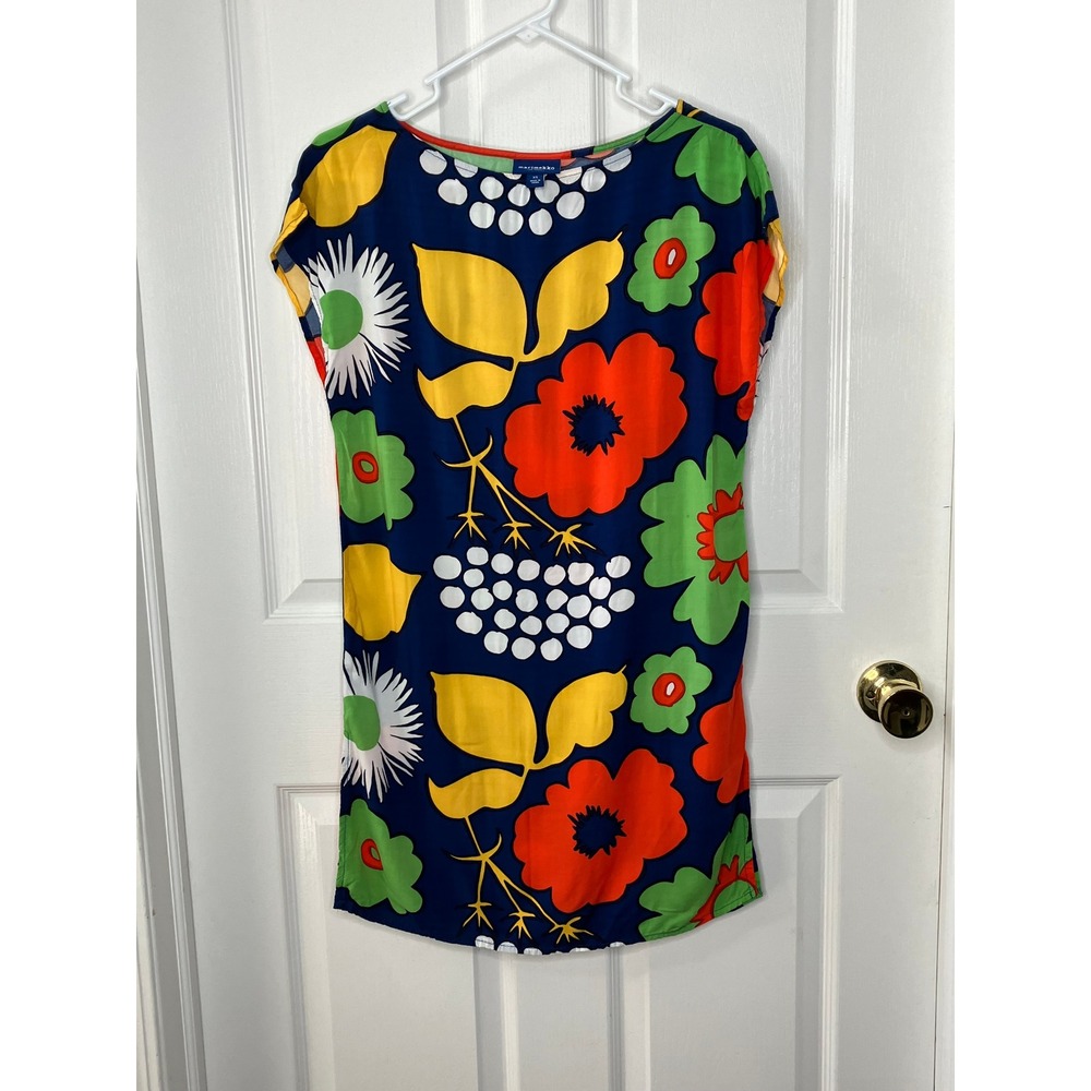 Marimekko x Target Kukkatori Floral Print Swim‎ Cover Dress Xsmall Beach Boho - Picture 2 of 6